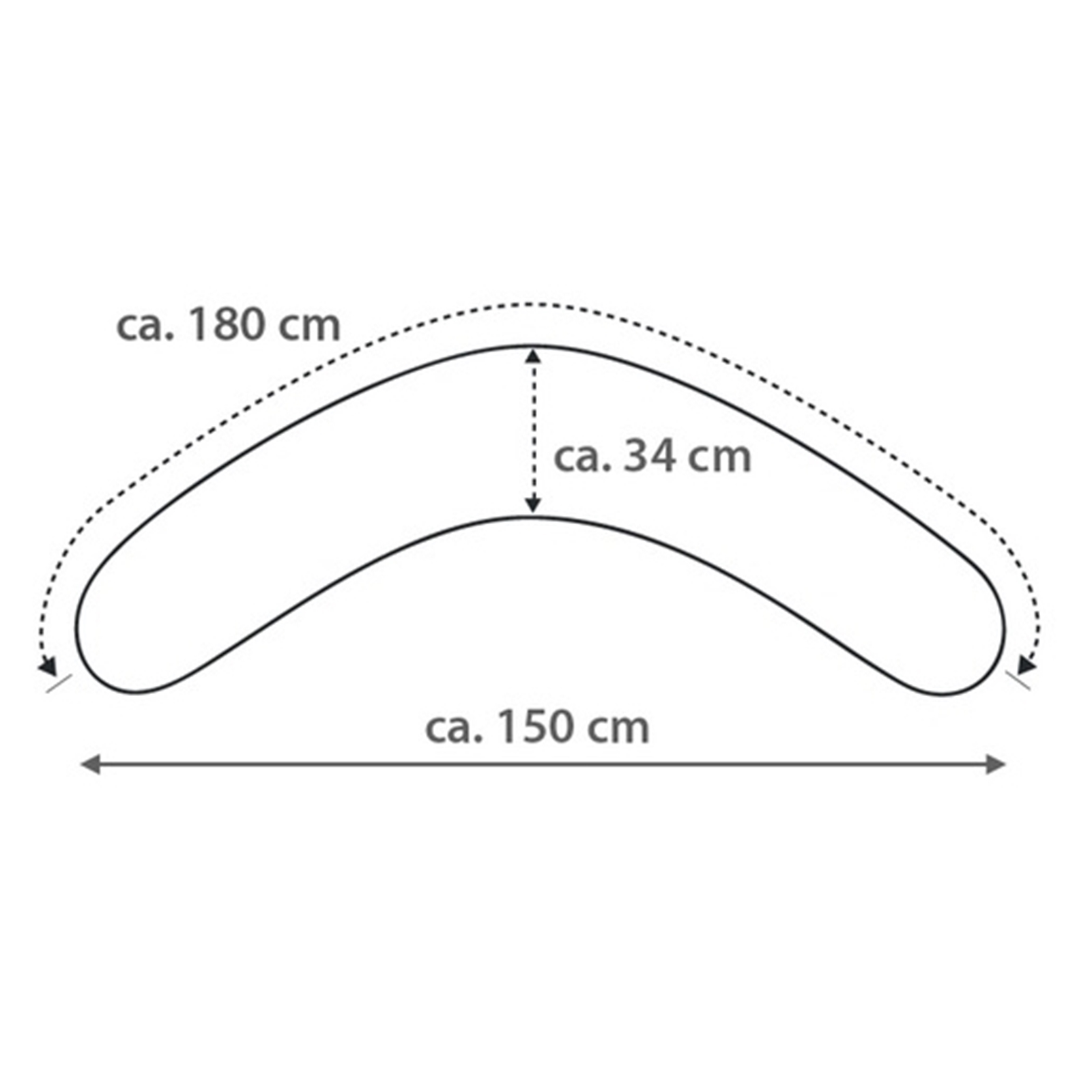 Theraline Das Komfort Stillkissen 180 cm inkl. Bezug - Bild 19 von 21
