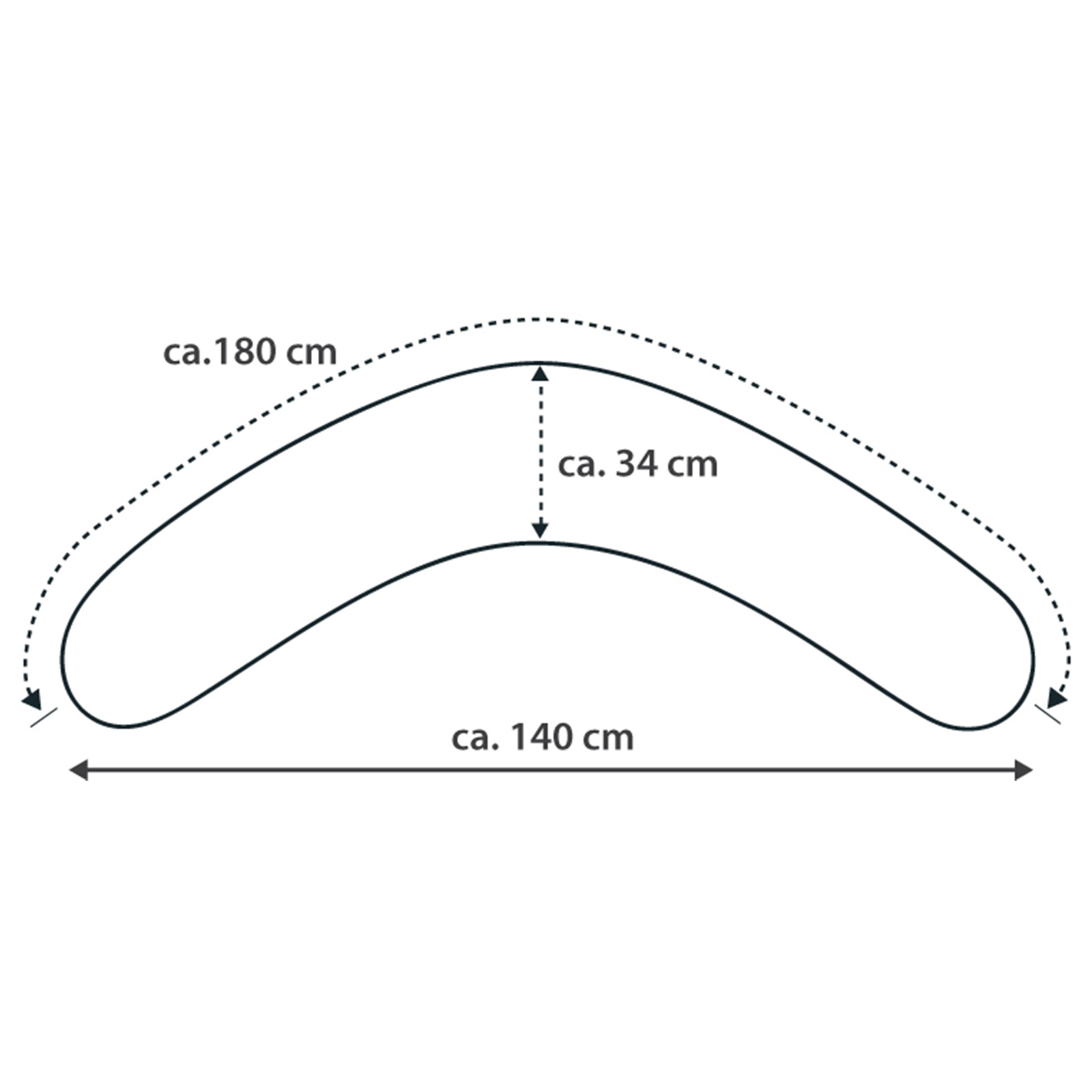 Theraline Das Komfort Stillkissen 180 cm inkl. Bezug - Bild 14 von 21