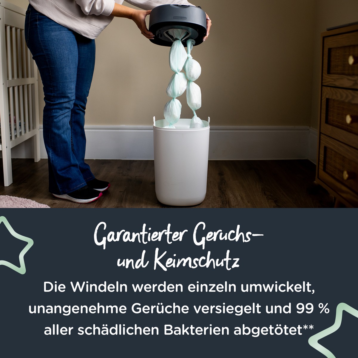 Tommee Tippee Nachfüllkassette für Sangenic Twist Click Advanced Windeleimer TOP - Afbeelding 9 van 15