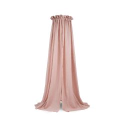 Jollein Betthimmel Baldachin für Kinder- und Babybett Vintage 155 cm pale pink