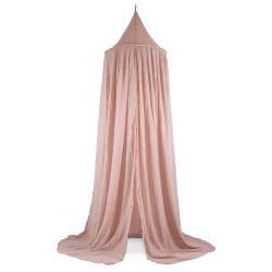 Jollein Moskitonetz Betthimmel Vintage 245 cm für Kinder- u. Babybett pale pink
