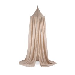 Jollein Moskitonetz Vintage 245 cm nougat Betthimmel für Kinder- & Babybett