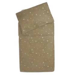 Jollein Bettwäsche Kinderbett 100x135 cm Stargaze Biscuit