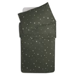 Jollein Bettwäsche Kinderbett 100x135 cm Stargaze Leaf Green