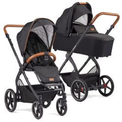 Gesslein FX4 Style Kinderwagen Set mit Babywanne black 388388