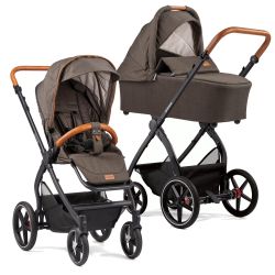 Gesslein FX4 Style Kinderwagen Set mit Babywanne mokka 490490