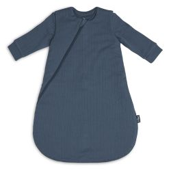 Jollein Schlafsack für Neugeborene mit Innensack 60cm Stripe Jeans Blue