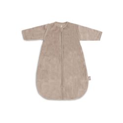 Jollein Baby Schlafsack abnehmbaren Ärmeln Rund 60 cm Velvet - Milky Coffee