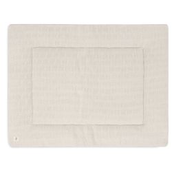 Jollein Krabbeldecke Laufgittereinlage 75x95 cm Grain knit Oatmeal sand