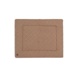 Jollein Krabbeldecke 75x95 cm Check Knit Biscuit Braun
