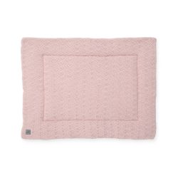 Jollein Krabbeldecke Laufgittereinlage 80x100 cm River knit pale pink