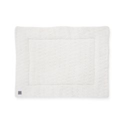 Jollein Krabbeldecke Laufgittereinlage 80x100 cm River knit cream white