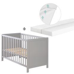 Roba Beistellbett 5 Schlupfsprossen Lattenrost & safe asleep Matratze 