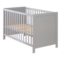 Roba Baby- & Beistellbett 2in1 Hamburg 60x120cm taupe 5 Schlupfsprossen