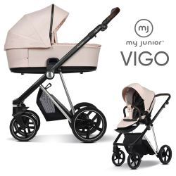 My Junior VIGO 2in1 Kinderwagen-Set - Blush Rose - XXL-Zubehörpaket