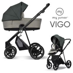 My Junior VIGO 2in1 Kinderwagen-Set - Mia Alpina - XXL-Zubehörpaket