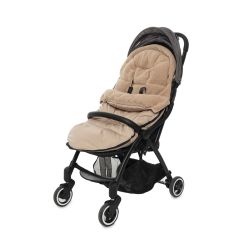 Jollein Fußsack für Kinderwagen / Buggy 110cm Länge Biscuit