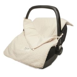 Jollein Fußsack Gruppe 0+ für Babyschale Boucle Naturel