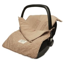 Jollein Fußsack Gruppe 0+ für Babyschale Boucle Biscuit