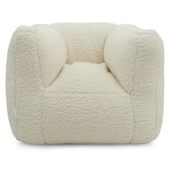 Jollein Kindersessel Beanbag Teddy cream white