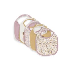 Jollein Lätzchen Jersey wasserdicht - Flower Fairies - 5 Stück