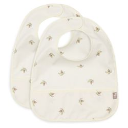 Jollein Lätzchen wasserdicht ca. 40 cm Rosehip 2er Pack