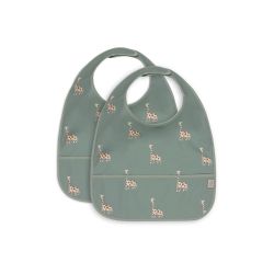 Jollein Lätzchen 2er Pack wasserdicht Jungle Jambo