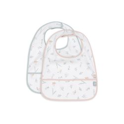 Jollein Lätzchen 2er Pack wasserdicht Lovely Birds