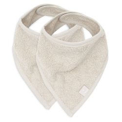 Jollein Lätzchen Bandana ca. 37 x 24,5 cm Nougat 2er Pack