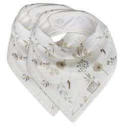 Jollein Lätzchen Bandana Wild Flowers 2er Pack