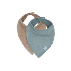 Jollein Lätzchen Bandana Hydrophil Sea Green Biscuit 2er Pack