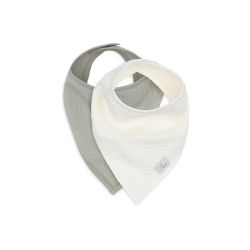 Jollein Lätzchen Bandana Hydrophil Olive Green Oatmeal 2er Pack