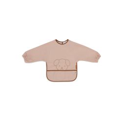 Jollein Lätzchen wasserdicht mit Ärmeln Miffy Peekaboo Wild Rose Rosa