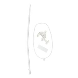 roba Himmelstange Universal Himmelhalter weiß für Babybetten Betthimmel rund