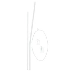 roba Himmelstange Himmelhalter weiß für Babybetten Betthimmel rund