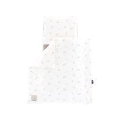 Träumeland Bettwäsche Jersey Hophop Bunny beige 80/80 + 35/40 cm