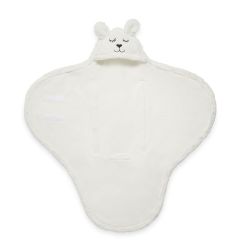 Jollein Wickeldecke Puckdecke Babydecke Kuschel Bunny weiß 100x105 cm 