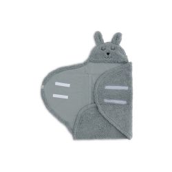 Jollein Einschlagdecke für Babyschale Bunny Sea Green Grün