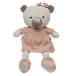 Jollein Kuscheltier Schmusetier Teddy Bär Julie 40cm rose 