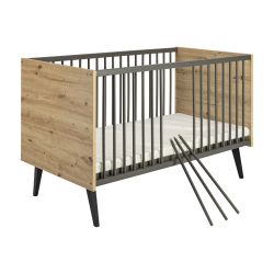 Schardt Morris Oak Kombi-Kinderbett 70x140 cm Dekor Artisan Oak