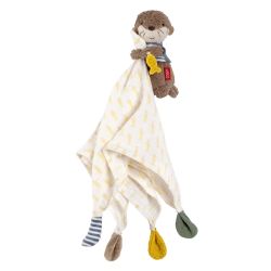 Fehn Otter Theo Musselin-Schmusetuch Otter 37 cm