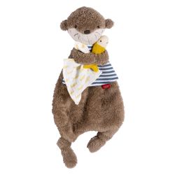 Fehn Otter Theo Schmusetuch Otter Braun 36 cm