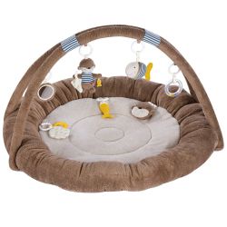 Fehn Otter Theo 3-D-Activity-Nest Otter Braun/Sand Ø 85 cm