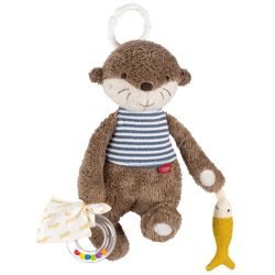 Fehn Otter Theo Activity-Otter Braun 30 cm