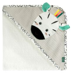 Fehn DoBabyDoo Kapuzenbadetuch 80x80 Zebra