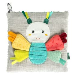 Fehn DoBabyDoo Kirschkernkissen 17x17 cm Wärmfalsche Schmetterling