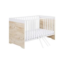 Schardt Timber Pinie Kombi-Kinderbett 70x140 cm, weißgrau / Henson Pine