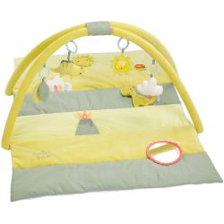Fehn 3-D-Activity-Decke Happy Dino mit Spielbogen ab 0+ Monaten