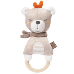 Fehn Ring-Greifling FehnNATUR 2.0 Holz-Greifling Teddy NATUR ab 0+ Monaten