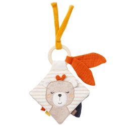 Fehn Stoffbuch FehnNATUR 2.0 Esel & Teddy NATUR ab 0+ Monaten